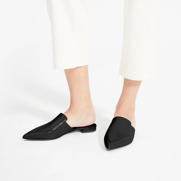 Everlane Black Leather Mules - Picture 2 of 7